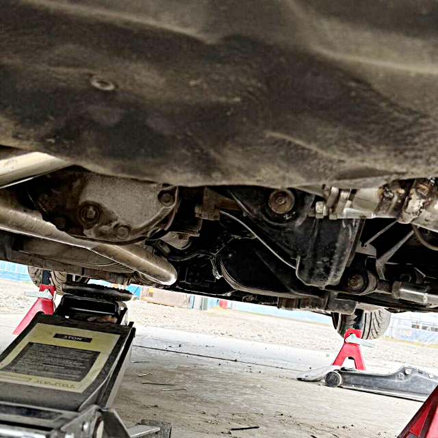 Exhaust pipe of 8th Gen PY32 NISSAN CEDRIC.