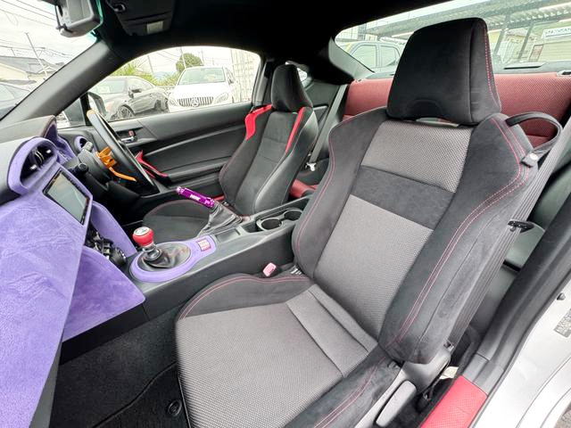 Interior seats of STATIC ZN6 TOYOTA 86GT.