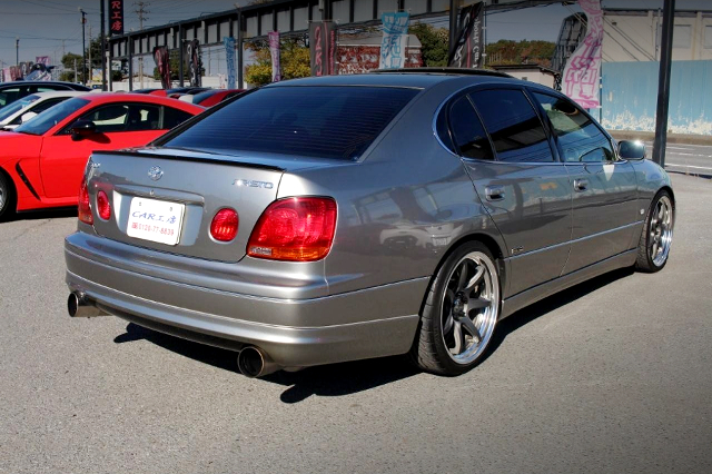 Rear exterior of JZS161 ARISTO V300 VERTEX EDITION.