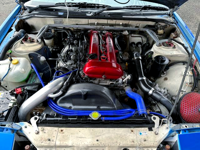 SR20DET turbo engine of WIDEBODY NISSAN 180SX.