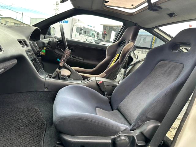 Interior seats of WIDEBODY NISSAN 180SX.