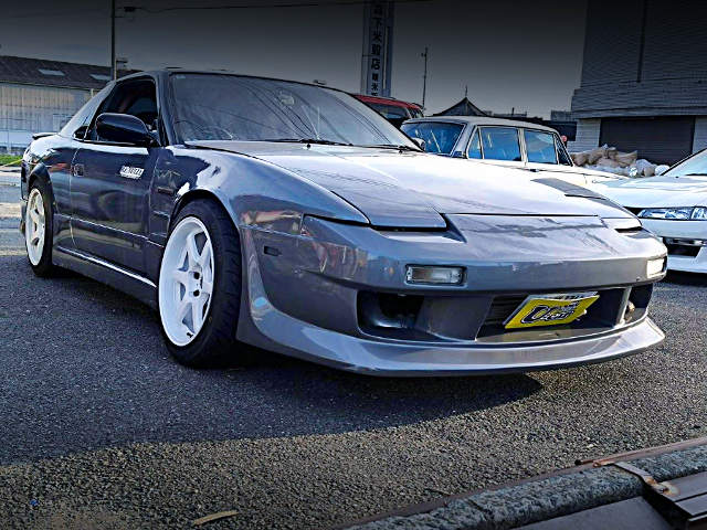Front exterior of WIDEBODY NISSAN 180SX.