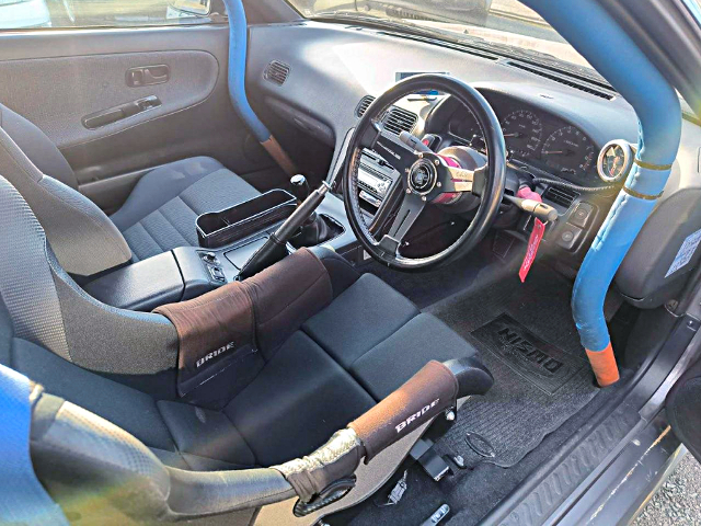 Interior of WIDEBODY NISSAN 180SX.