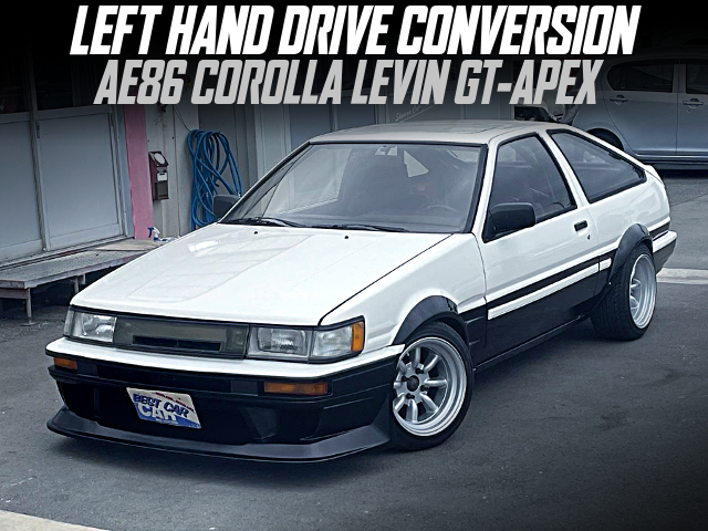 AE86 COROLLA LEVIN GT-APEX With LEFT HAND DRIVE CONVERSION.