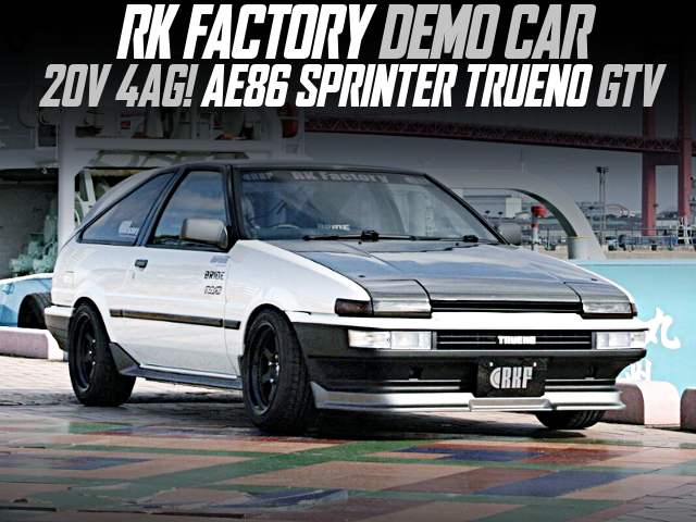 RK FACTORY DEMO CAR AE86 SPRINTER TRUENO GTV.
