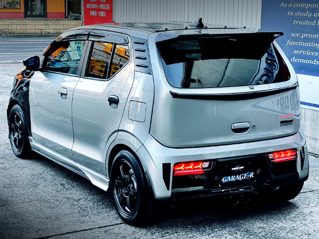 Rear exterior of HA36S ALTO WORKS.