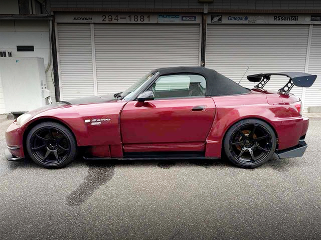 Left Side exterior of POWER HOUSE AMUSE WIDEBODY AP1 HONDA S2000.