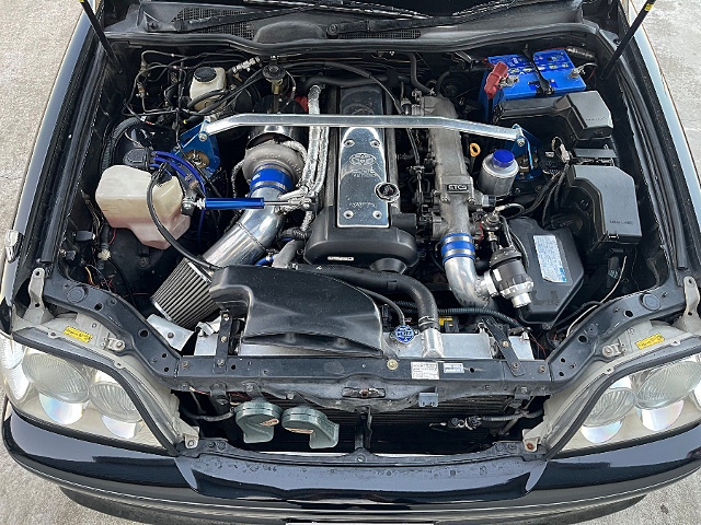 1JZ-GTE With GARRETT Single turbo.