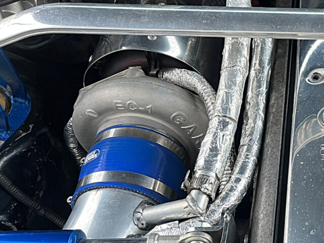GARRETT turbocharger on 1JZ-GTE engine.