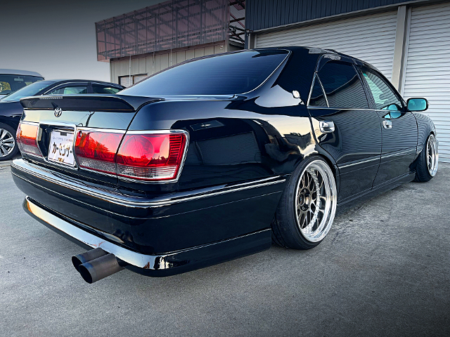 Rear exterior of JZS171 CROWN ATHLETE-V.