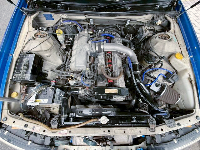 RB25DET With AFTERMARKET TURBOCHARGER.