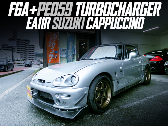 F6A With PE059 TURBOCHARGER in the EA11R SUZUKI CAPPUCCINO of 5MT.