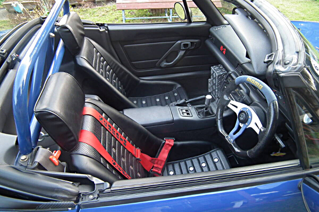 Interior of WIDEBODY EA11R SUZUKI CAPPUCCINO.