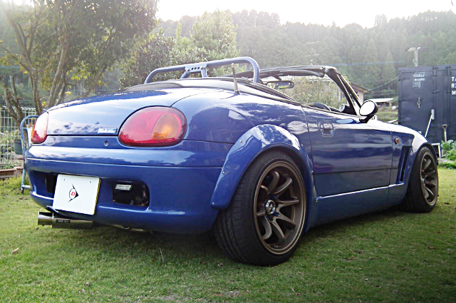 Rear Exterior of WIDEBODY EA11R SUZUKI CAPPUCCINO.