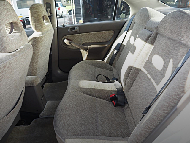 Backseat of EK3 CIVIC FERIO Vi-RS.