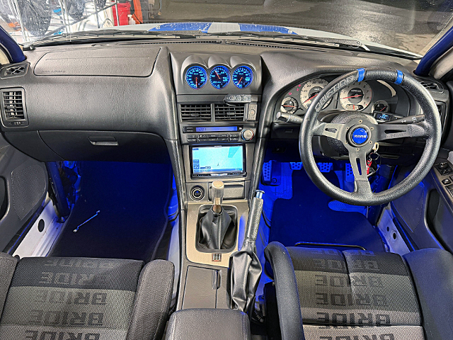 Interior Dashboard of WIDEBODY ER34 SKYLINE 4-DOOR.