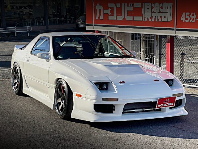 Front exterior of WIDEBODY FC3S SAVANNA RX-7 GT-R.