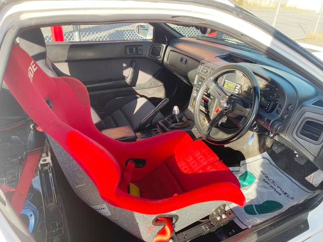 Interior of WIDEBODY FC3S SAVANNA RX-7 GT-R.