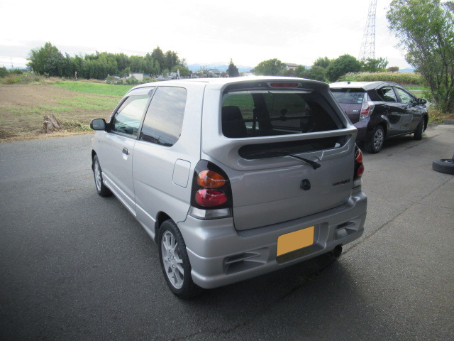 Rear exterior of HA22S ALTO WORKS RS/Z.