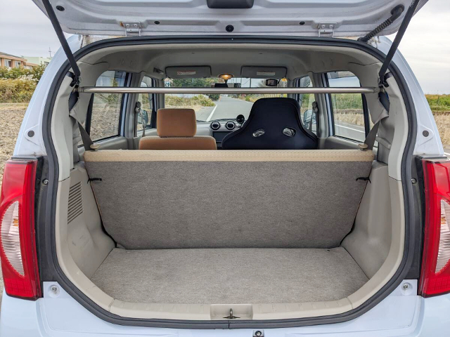 Luggage space of HA24S SUZUKI ALTO.