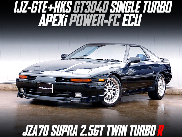 1JZ-GTE With HKS GT3040 SINGLE TURBO, APEXi POWER-FC ECU, in the JZA70 SUPRA 2.5GT TWIN TURBO R.