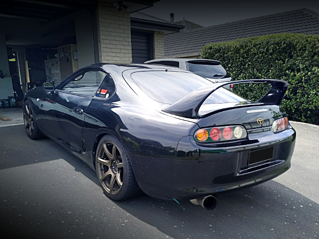Rear exterior of JZA80 TOYOTA SUPRA.