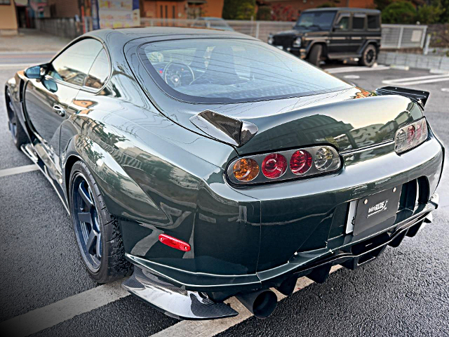 Rear exterior of VARIS WIDEBODY JZA80 SUPRA.
