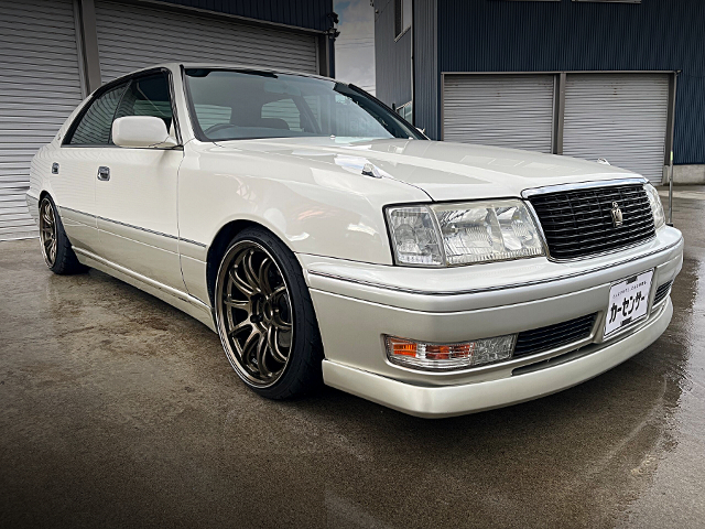 Front exterior of JZS155 CROWN ROYAL SALOON With AT to 5MT CONVERSION.