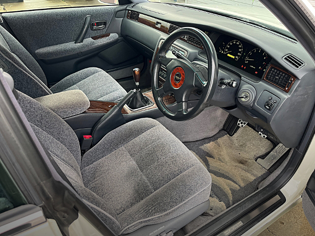 Interior of JZS155 CROWN ROYAL SALOON With AT to 5MT CONVERSION.