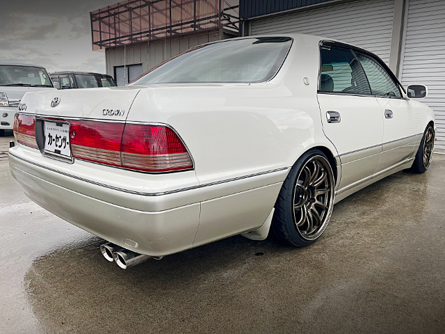 Rear exterior of JZS155 CROWN ROYAL SALOON With AT to 5MT CONVERSION.