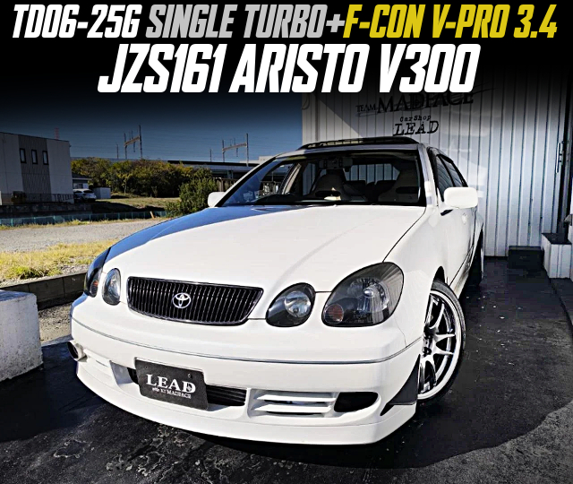 TD06-25G SINGLE TURBO and F-CON V-PRO 3.4 ecu in the JZS161 ARISTO V300.
