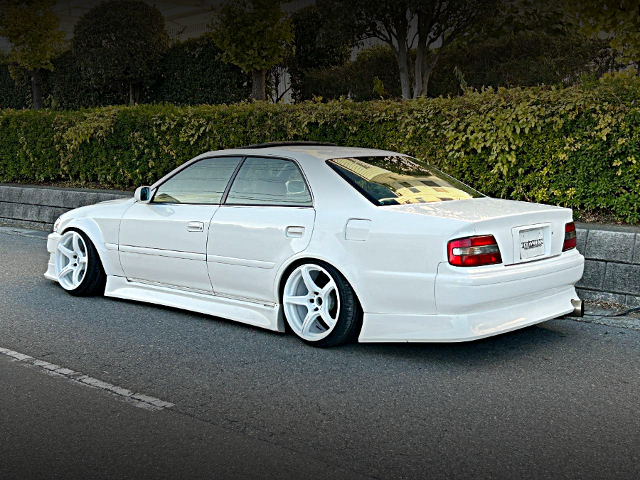 Rear exterior of ITO-AUTO WIDEBODY JZX100 CHASER TOURER-V.