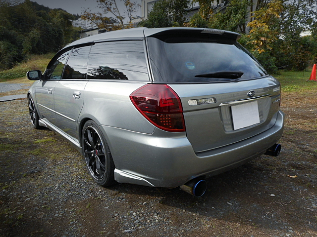 Rear exterior of BP5 LEGACY TOURING WAGON 2.0 GT.