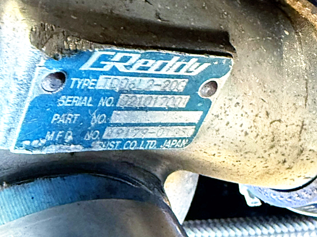 TRUST GREDDY TD06L2-20G turbocharger on 1JZ-GTE.
