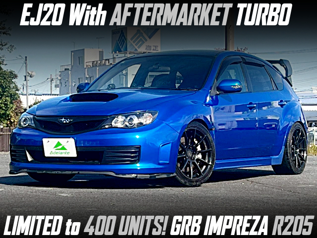EJ20 With AFTERMARKET TURBO in the GRB IMPREZA R205 of LIMITED to 400 UNITS.