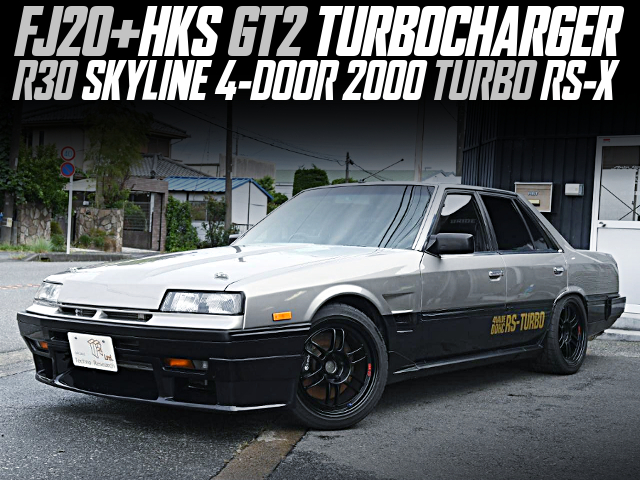 FJ20 With HKS GT2 TURBOCHARGER, in the R30 SKYLINE 4-DOOR 2000 TURBO RS-X.