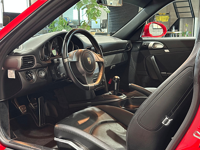 Interior of RWB WIDEBODY PORSCHE 997 CARERRA.