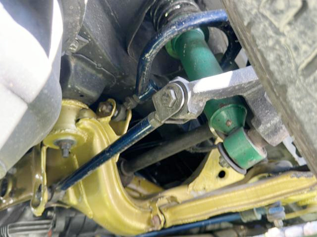 Coilover and Aftermaket arms.