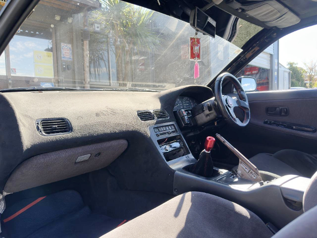 Interior of Drift Spec WIDEBODY S13 NISSAN SILVIA.