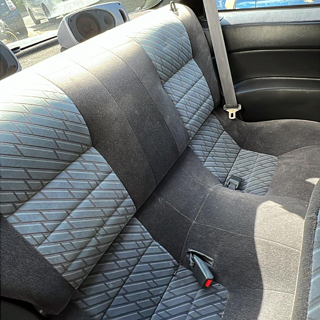 Backseat of S14 SILVIA K'S.