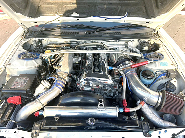 SR20DET With TOMEI 2.2L STROKER KIT and HKS GT3037 TURBOCHARGER.