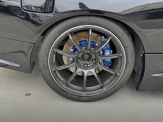 ENDLESS Rear Caliper installed WIDEBODY S15 SILVIA.