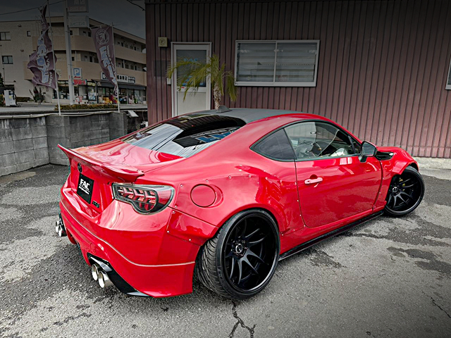 Rear exterior of ROCKET BUNNY WIDEBODY ZN6 TOYOTA 86 G.