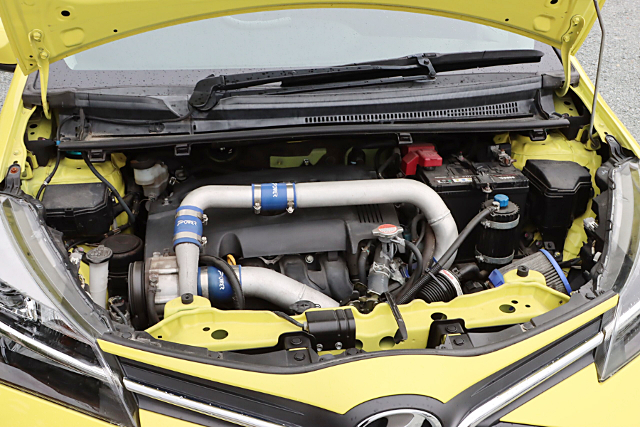 1NZ-FE 1.5L With ROTREX SUPERCHARGER .