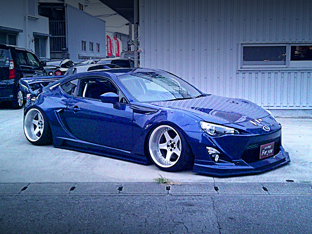 Front exterior of RALLYBACKER V2 WIDEBODY ZC6 SUBARU BRZ S.