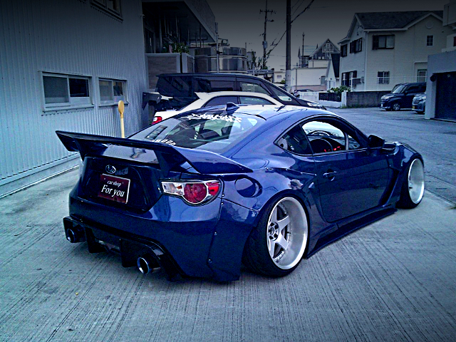 Rear exterior of RALLYBACKER V2 WIDEBODY ZC6 SUBARU BRZ S.