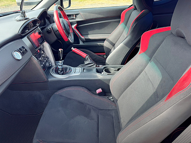 Interior seats of ZN6 TOYOTA 86 GT.