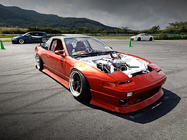 Front exterior of 180SX.