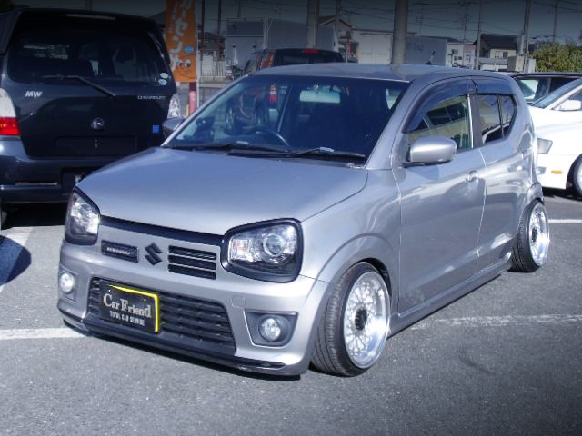Front exterior of Stance HA36S SUZUKI ALTO WORKS.