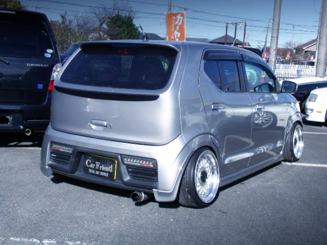 Rear exterior of Stance HA36S SUZUKI ALTO WORKS.